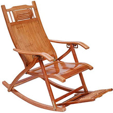 Reclinabili Bamboo Sedia a Dondolo Bambino Sedia Pieghevole per Adulti Casa Poltrona Sedia Cool Sedie Fretta Sedia anziana Pranzo Pranzo Pranzo Sedia