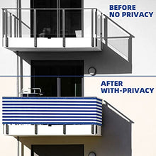 HMGDFUE Frangivista Balcone, 2.95ft x 16.40ft Copri Ringhiera Balcone Recinzione Copertura per Balcone Protezione della Privacy Schermo 90 * 500cm