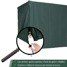 Outsunny Telo Copertura per Dondolo Impermeabile e Resistente Raggi UV | Tessuto Oxford Rivestito in PVC | 205x124x164cm