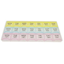 Bonarty 7 Giorni 21Grids Tablet Pill Box Holder Medicine Storage Organizer Capsule Case