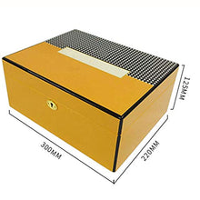 LGW Humidars Cigar Humidor - Scatola humidor su Lucido 50~75 CT Cigar Humidor Cigar Box sigari con HygrometerCuban mantenerlo Fresco .Scatola di immagazzinaggio di cigari di Grande capacità