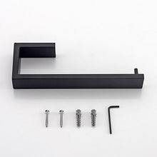 Melairy Portasciugamani con foratura, asta portasciugamani bagno in acciaio inox 304, porta asciugamani per ospiti, da bagno, da parete per bagno Nero