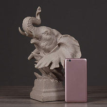 Bradoner - Elefante contratto Vive In Vino Arca Ornamento Salotto TV Arca Camera da Letto 19* H30.5CM