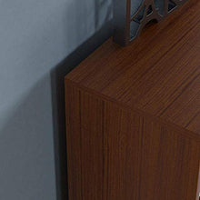 MYYINGELE Piccolo Specchio Scarpiera   Corridoio Armadio Magazzino Organizzatore   Calzatura Cremagliera del banco   Alto Diritto Legno Unitࠠ Oak   120 Centimetri