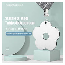 ZLDDE Clip per tovaglia Decorativa 6pcs Picnic Antivento con Clip Morsetti in Acciaio Inox Pendente tovaglia Pesanti tovaglia Pesi Cucina casa Festa di Nozze Festa per la Festa Nuziale PIC-nic a casa