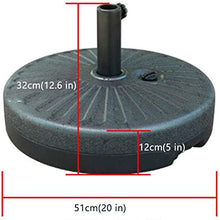 Wgwioo Ombrelloni da Giardino, Ombrellone da Tavolo Impermeabile da 2 M con 6 Stecche in Acciaio/Manovella, Perfetto per Hotel, Spiaggia, Patio, Cortile, Ponte,Rosso,Umbrella+Base