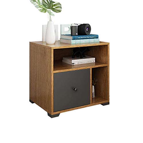 Comodino Camera da Letto Semplice Mini Cassetto Armadietto di stoccaggio Mobili Multi-Funzione Doppia Pompa Armadietto di personalità Armadietto Laterale Cuscinetto 300KG-47.8x40x50cm FANJIANI