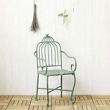 GaoF Terrazza Parco panchina da Giardino panchina in Metallo per Esterni, Panca da Giardino Vintage in Ferro Verde per Uccelli, Sedia con Struttura in ghisa Portico Anteriore Sentiero per pedoni