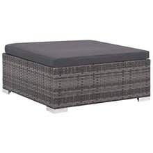 SOULONG Set Divani da Giardino, Set 6 Pezzi Mobili da Giardino in Polyrattan, Divano e Tavolino con Cuscini Giardino per Esterno