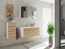 Set di mobili da bagno SANTINI 100 (4 pezzi) rovere chiaro