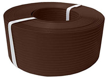 Thermoplast® - 2 strisce di protezione per recinzioni, 9,5 cm x 52 m, colore: marrone, 19 cm x 10 pezzi
