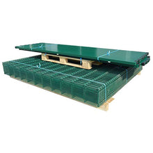 vidaXL Set 7 Pannelli di Recinzione 2D Giardino con Pali 2008x1830 mm 14 m Verde