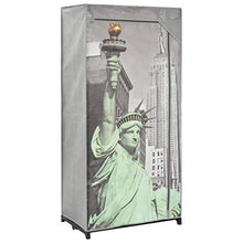 mewmewcat Armadio New York in Tessuto 75x45x160 cm