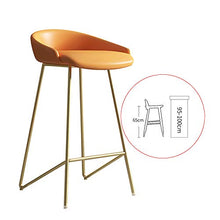 LKLXJ Sgabelli da Bar-sedie da Bar Alte Set di 2-Sgabello Bar Industrial Altezza del Contatore 65cm,Nero Bianco Geometria Cornice Metallica,con Schienali Bassi,Sedile Morbido PU