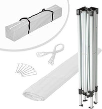 Azard - Gazebo Richiudibile Pieghevole Giardino, Bianco/Antracite 3x3x2,5 m
