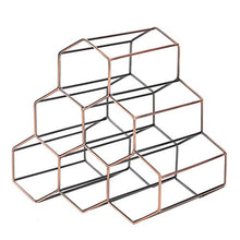 A nido d'ape vino cremagliera multi-formato design decorazione vino rack casa soggiorno vino armadio ferro arte esposizione rack oro, bronzo, oro rosa 32cm* 32cm* 32cm3cm