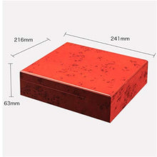 XZJJZ 20 Conte Caso Humidor Brown Cigar Box Legno di Cedro Cigar Caso Portatile della Cassa della Scatola umidificatore igrometro Cigar Humidor for Le Sigarette