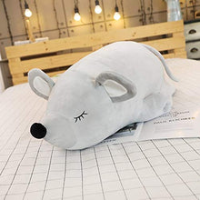 YiXing 1pc sonno cuscino arrivo super morbido peluche peluche peluche peluche peluche peluche peluche animale giocattolo mascotte per bambini (colore : grigio, altezza: 75cm)