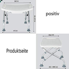 STZDLHXP Sgabello Doccia Stable Bath Bath Sgabello Sgabello Doccia Sgabello Ergonomico Sgabello per Doccia in Alluminio Regolabile in Altezza