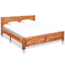 SKM Giroletto in Legno Massello di Acacia 160x200 cm (32.3kg)