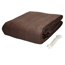 ECD Germany Tenda a Vela Ombra Parasole Ombreggiante Triangolare - 3,6x3,6x3,6m - Marrone - 100% HDPE - Protezione UV - Corde Fissaggio - Telo da Sole Resistente alle Intemperie Traspirante Giardino