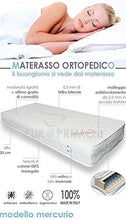 Europrimo Materasso Signolo Ortopedico a Molle Bonnel Misura 80x190 Alto 20 CM Anallergico, Antiacaro, Traspirante Made in Italy