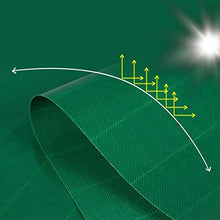 MTYLX, telo di tela per protezione solare, impermeabile, per piscina, 500 g/m², verde, 4,8 × 6,8 m