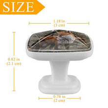 Volpe animale 4 PCS Pomelli per Porta, Pomolo per Mobile, Pomelli per Mobili con Viti, Maniglia per Armadietto, Pomelli per Porta, Pomelli per Cassetti per Porta, Armadio, Cassetto e Credenza