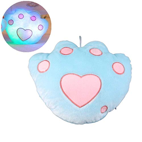 othulp Peluche Morbidissimi Cuscini Bambini Decorativi plushie Cuscino Morbido per Bambini Cuscini Carini Simpatici Cuscini per Ragazze Lussuoso Bear Palm,Blue