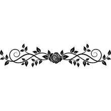 T-MK431 - Adesivi per testiera del letto, 30 x 140 cm, colore: Nero