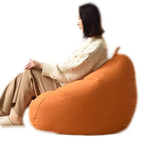 LuoMei Bean Bag Lazy Sofa Lazy Couch Chaise Longue Bean Bag Lazy Sofa Camera Singola Soggiorno Balcone Lounge Divano Poltrona Invio Gratuito Pennello AppiccicosoRosso