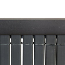 jarolift Premium Canniccio PVC per Giardino/Schermo divisore e Protettivo frangivista per Recinzione da Giardino 80 x 800cm (1x 3m + 1x 5m di Lunghezza) Incluso Profilo di Copertura, Grigio