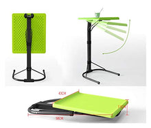 SXGKY Pieghevole Notebook Computer Desk Bed Domestica Learning Sollevamento Pieghevole Comodino Divano Laptop Table Desk Standing Tavolini Scrivania Portatile FF (Color : Black)