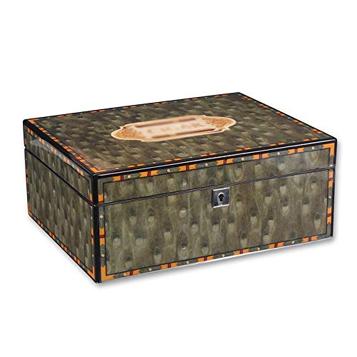 Liang Yu Sigari Humidor - Cigar Humidor Sigaro Scatola di sigari in Legno massello da 50 Pezzi Dimensioni: 30x24x12 cm Cedro Spagnolo Contenitore di immagazzinaggio