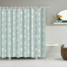 LSB-SHOWER, Impermeabile Geometria Stampa Bagno Tenda Impermeabile Poliestere Bagno Tenda da Doccia a Strisce 180x180cm Rideau de Douche # 45 (Color : A, Size : 180x200cm)