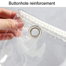 BAIYINNG Telo Piscina, Bordatura Tridimensionale Asola Zincata Isolare L'infrarosso Lontano Tenere Caldo Impermeabile Antipioggia Trasparente PVC Panno Antipioggia, 22 Dimensioni