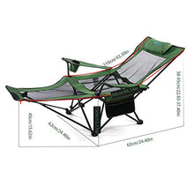 XUSHEN-HU Folding Pesca, Holder Sedia di Campeggio con Tazza e Carry Bag, Beach Garden Poltrona Letto, Giardino Sdraio Rocker, Leggero
