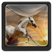 cavallo bianco 3 PCS Pomelli per Porta, Pomolo per Mobile, Pomelli per Mobili con Viti, Maniglia per Armadietto, Pomelli per Porta, Pomelli per Cassetti per Porta, Armadio, Cassetto e Credenza