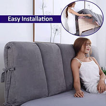 Fodera Per Testiera Da Letto Peluche Corto/Coperchio Della Testata Letto Cuscino Da Lettura Seta Cotone Imbottitura Matrimoniale King Protezione Per Schienale Copertura Lavabile,Red-150x60cm