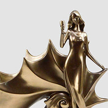 Elegante Semplicità Retrò Freddo Cast Rame Arte Conca Portabottiglie Stile Di Bellezza Desktop Portico Bar Ristorante Armadietto Del Vino Decorazione Casa Ornamenti Creativi Bronzo Bello Ed Elegante