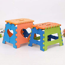 KOLOSM Sgabello Pieghevole da Bagno Sgabello Pieghevole a Forma di Quadrato in plastica Bagno Piccola Panca Sgabello Pieghevole Portatile (Color : Picture 1)