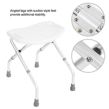 Sgabello e sedili per il bagno, sedia per doccia regolabile in altezza Pieghevole per il bagno, sedia per disabili, stile di aspirazione Piedi stabili