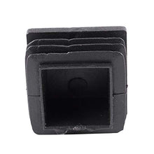 Dasorende Plastic Inserti per Tubi Quadrati Inserti di Chiusura 30mm X 30mm 30 Pezzi Neri