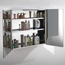HSRG Armadietto dei medicinali in Acciaio Inossidabile, Mobile Bagno sospeso a Parete con 2 Ante, per WC, Bagno, Balcone (Size: 600 * 600 * 130mm)