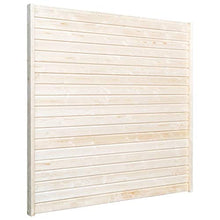 vidaXL 7X Legno Massello di Abete Pannelli di Recinzione Robusti Resistenti Montanti Assi Pretagliati Barriera Recinto Giardino 11,9x1,7 m Naturale