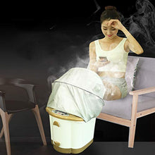 Massaggiatore Del Bagno Della Stazione Termale Del Piede, Lavello Automatico Di Fumigazione Del Barilotto Di Massaggio Automatico Automatico Di Massaggio Di Casa (colore : Giallo scuro)