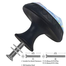 Sottomarino e balena 4 PCS Pomelli per Porta, Pomolo per Mobile, Pomelli per Mobili con Viti, Maniglia per Armadietto, Pomelli per Porta, Pomelli per Cassetti per Porta, Armadio, Cassetto e Credenza