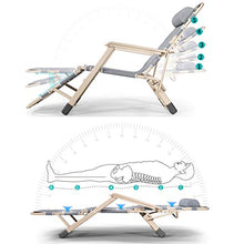 Pieghevole Sedie a Sdraio Lettino Prendisole Poltrona da Giardino reclinabile a gravità Zero Relaxer Regolabile per Patio da Campeggio all'aperto Spiaggia, Grigio Max.260kg