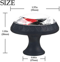 Moto d'epoca americana Pomelli per Porta Set di 4 Pomelli per Mobili Manopole per Cassetti Cucina Armadio Vetro