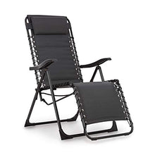 blumfeldt California Dreaming - Lettino Prendisole, Imbottitura 4 cm, Schienale Regolabile, Struttura in Acciaio, Cuscino Rimovibile e Regolabile, Sistema PureRelaxation, Ergonomico, Grigio
